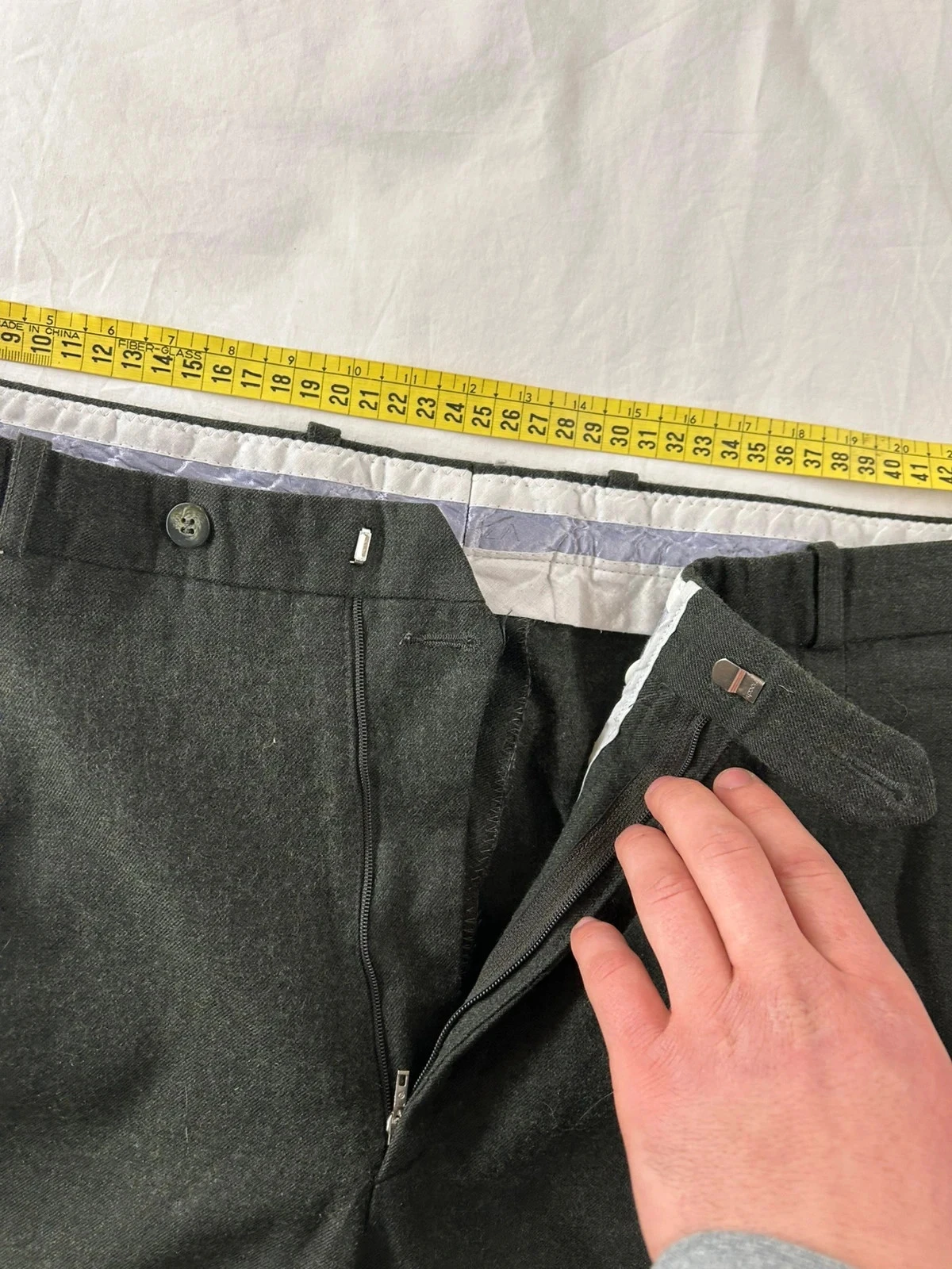 Vintage straight wool trousers – photo 7